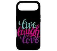 Carcasa para iPhone Air Live Laugh Love tee Shirts, Inspiration Cool Quotes Graphic