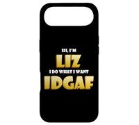 Carcasa para iPhone Air Liz Joke Idgaf Meme Funny Halloween Decorations Elizabeth