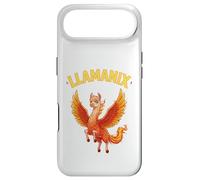 Carcasa para iPhone Air Llama Fénix Híbrido Flaming Wings Fantasía Criatura