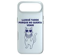 Carcasa para iPhone Air Llegué Tarde Porque No Quería Venir Gato Humor