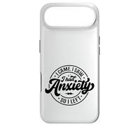 Carcasa para iPhone Air Llegué y Vi Que tenía ansiedad, así Que me FUI: Dicho Divertido de la Oficina