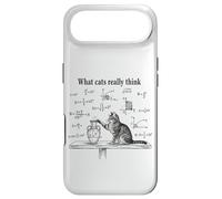 Carcasa para iPhone Air Lo Que los Gatos Realmente piensan Divertido Física Ciencia Nerd Cat Meme