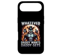 Carcasa para iPhone Air Lo Que Sea Que papá quiera papá obtiene Divertido Hombre Lobo Meme Bootleg