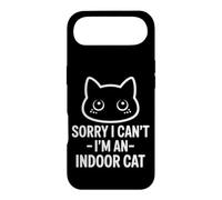 Carcasa para iPhone Air Lo Siento, no Puedo, Soy un Gato de Interior Que mira, Lindo Gato Divertido