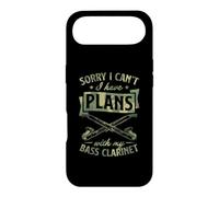 Carcasa para iPhone Air Lo Siento, no Puedo Tener Planes con mi Clarinete bajo