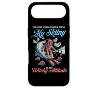 Carcasa para iPhone Air Lo único más rápido Que mi esquí es mi Actitud Bruja