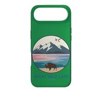 Carcasa para iPhone Air Logotipo de Bolsillo de Bisonte de The Great Salt Lake Trail Utah
