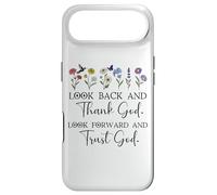 Carcasa para iPhone Air Look Back and Thank God Look Forward & Trust God Bible Verse