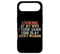 Carcasa para iPhone Air Looking At My Wife I Think Damn She Is A Lucky Woman