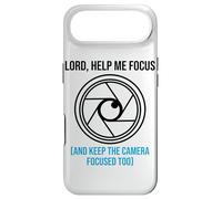 Carcasa para iPhone Air Lord Help Me Focus Operador de cámara Iglesia Videógrafo