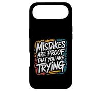 Carcasa para iPhone Air Los Errores Son una Prueba de Que lo estás intentando - Cita Motivacional