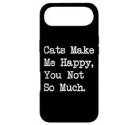 Carcasa para iPhone Air Los Gatos me Hacen Feliz, No Eres Tan Gracioso Citas