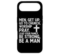 Carcasa para iPhone Air Los Hombres se levantan Van a la Iglesia Adoración Orar Guíe a su Familia