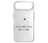 Carcasa para iPhone Air Lost in Books Luna Estrellas Lectura Diseño Estético