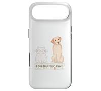 Carcasa para iPhone Air Love has Four Paws.El Perro y el Gato Tienen Cuatro Patas.