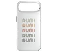 Carcasa para iPhone Air Love Heart Rumi tee Grunge Estilo Vintage Negro Rumi