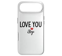 Carcasa para iPhone Air Love You Bye Sign Red Heart Valentine I Love You Goodbye