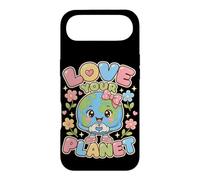 Carcasa para iPhone Air Love Your Planet - Globo Sonriente gráfico de Personajes de Tierra
