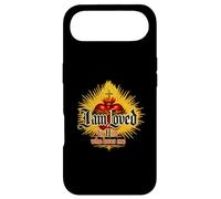 Carcasa para iPhone Air Loved by Him Cita Cristiana Religiosa corazón Jesús Amor