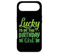 Carcasa para iPhone Air Lucky to Be The Birthday Girl Shamrock Día de San Patricio