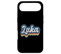 Carcasa para iPhone Air Luka Nombre Niño Estilo Vintage 70s 80s Personalizado