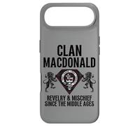 Carcasa para iPhone Air Macdonald Clan Scottish Nombre Escudo de Armas Tartán Familia