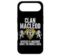Carcasa para iPhone Air MacLeod Clan Escocés Nombre Escudo De Armas Tartán Fiesta Familiar