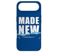 Carcasa para iPhone Air Made New in Christ Jesus: Christian Faith Baptism 2 Cor 5:17
