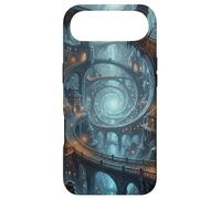 Carcasa para iPhone Air Mago Fantasía Ciudad Subterránea Portal Espiral Caverna