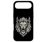 Carcasa para iPhone Air Majestic Lion Tribal Design Poderosa Cabeza de León Ojos Rojos
