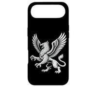 Carcasa para iPhone Air Majestuoso Griffin con alas Fierce Mythic Beast Line Art