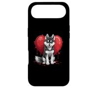 Carcasa para iPhone Air Mamá de San Valentín de Klee Klee Kai Love Mini Husky