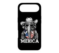 Carcasa para iPhone Air Mammoth Ice Age Bandera Americana Bandana Gafas De Sol Sombrero De Vaquero