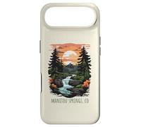 Carcasa para iPhone Air Manitou Springs, Colorado, EE. UU., diseño panorámico Retro de montañas