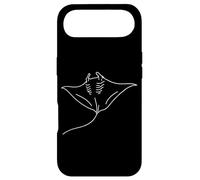 Carcasa para iPhone Air Mantarraya Arte Lineal Océano Fauna Marina