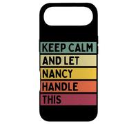Carcasa para iPhone Air Mantén la Calma y Deja Que Nancy se encargue de Esta Divertida Cita Retro
