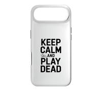 Carcasa para iPhone Air Mantén la Calma y hazte el Muerto: Humor Divertido para Jugadores