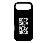 Carcasa para iPhone Air Mantén la Calma y hazte el Muerto: Humor Divertido para Jugadores