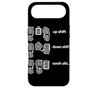 Carcasa para iPhone Air Manual de conducción hacia Arriba Shift Down Shift Funny Car Guy Drifting