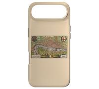 Carcasa para iPhone Air Mapa histórico de Londres Inglaterra City 1598 Recuerdo Antiguo
