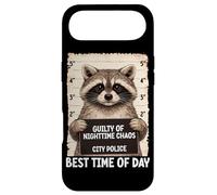 Carcasa para iPhone Air Mapache Mugshot culpable de Caos Nocturno Mejor Hora del día