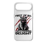 Carcasa para iPhone Air Mapache Sarcasmo descarado Mapache Caos Basura Panda