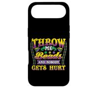 Carcasa para iPhone Air Mardi Gras Throw Me Beads, and Nobody Gets Hurt Funny
