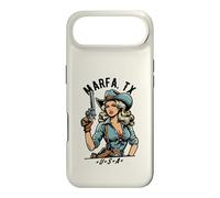 Carcasa para iPhone Air Marfa TX USA Cowgirl con diseño de Pistola Estilo Occidental