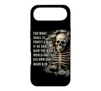 Carcasa para iPhone Air Mark 8:36 What Shall it Profit - Eternity Verse Warning