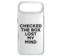 Carcasa para iPhone Air Marqué la casilla Perdió mi Mente Divertido Voto Electoral demócrata