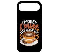 Carcasa para iPhone Air Más Café Menos Preocupación Vida Divertido Barista Cafeína Amante