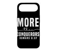 Carcasa para iPhone Air Más Que Vencedores Romanos 8:37 Diseño Motivacional