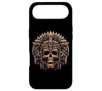 Carcasa para iPhone Air Máscara de Calavera Azteca, Guerrero Maya, civilización Antigua Mexicana