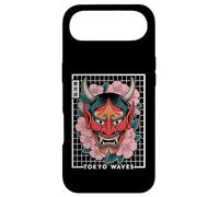 Carcasa para iPhone Air Máscara Oni Oni Face Devil Japanese Demon Tattoo Grid Oni Oni